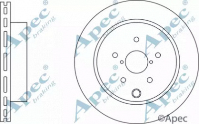 APEC BRAKING dsk3224 -  Тормозной диск